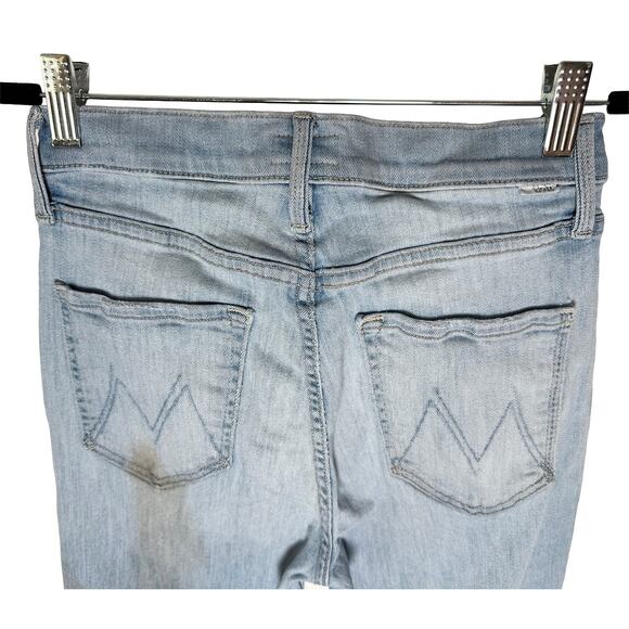 Mother Womens The Tripper Ankle Fray Hem Island Time Button Fly Stretch Jeans 27 - Picture 16 of 16